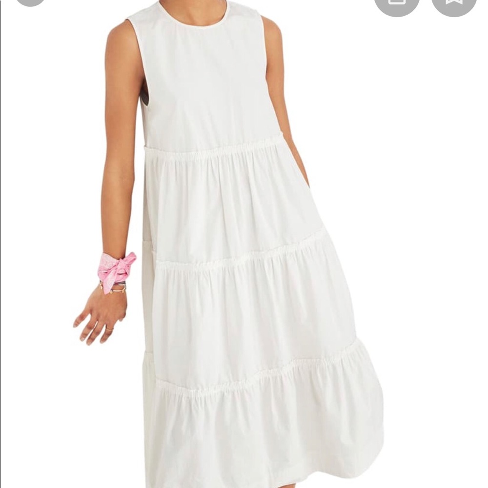 Madewell Tiered Midi Dress